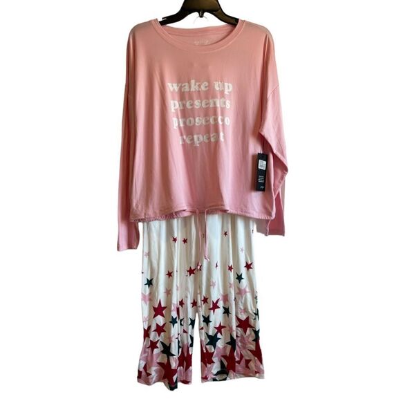 Wildfox Wake Up Prosecco Pajamas Set.Size M - Picture 5 of 16